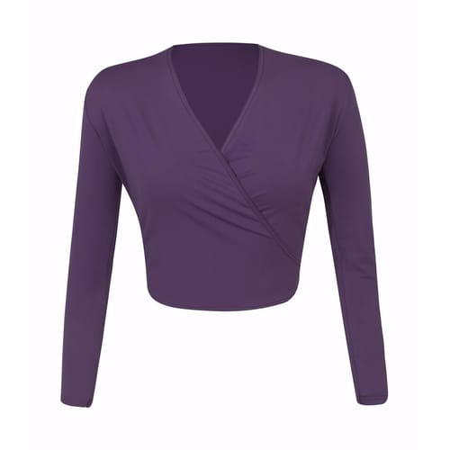 Freed of London - 'Alycia' Crossover Wrap Long Sleeve Cardigan