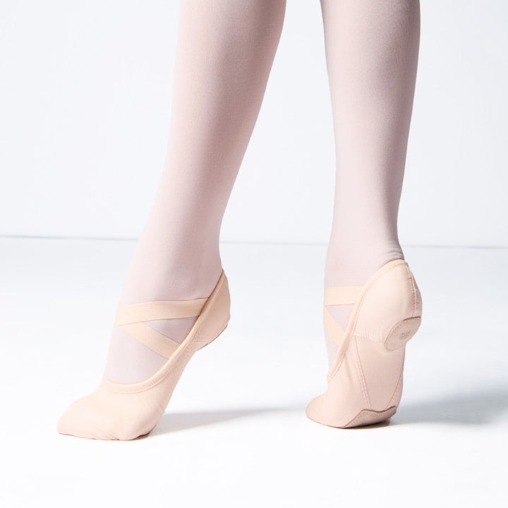 Gaynor Minden - 'Liberty' Canvas Split Sole Pre-Sewn Elastic Ballet Shoe