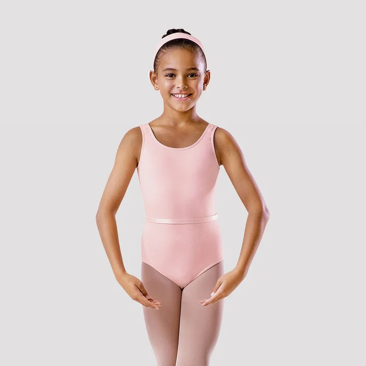 Bloch - Round Neck Tank Cotton With Matching Belt Leotard