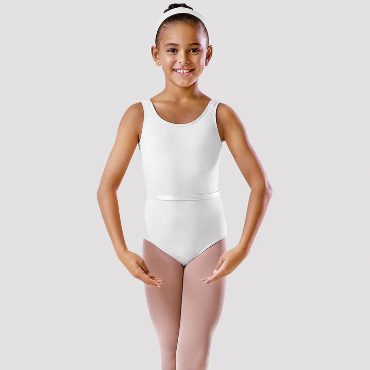 Bloch - Round Neck Tank Cotton With Matching Belt Leotard