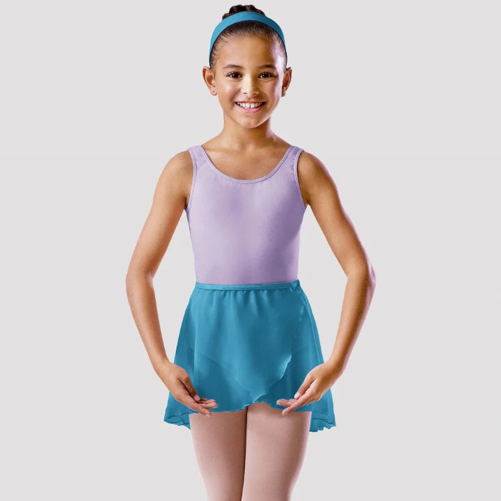 Bloch - Girls Elastic Waistband Wrap Chiffon Skirt