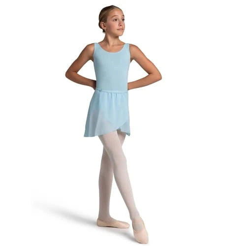Capezio - Chiffon Wrap Cotton/Lycra Skirt With Elastic Waistband