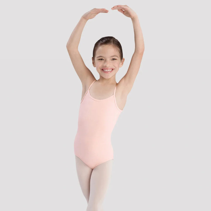 Bloch -  'Plie' Thin Strap Cami Cotton Girls Leotard