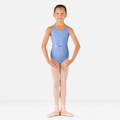 Bloch - Tank Scoop Front and Back Cotton Leotard With Belt