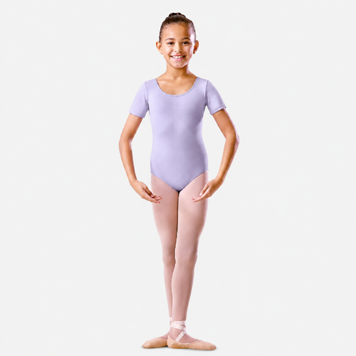 Bloch -  Round Neck and Back Short Sleeve Cotton Leotard