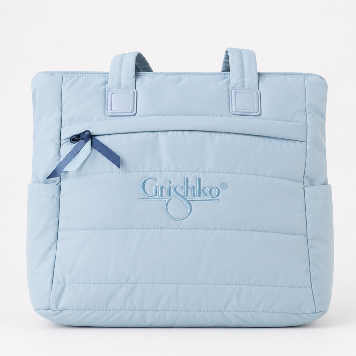 Grishko - Medium Top Handle Tote Bag with Zipper & Inside Pockets