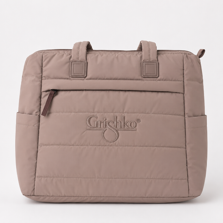 Grishko - Medium Top Handle Tote Bag with Zipper & Inside Pockets