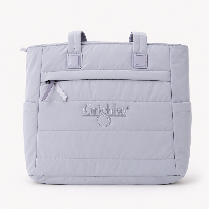 Grishko - Medium Top Handle Tote Bag with Zipper & Inside Pockets