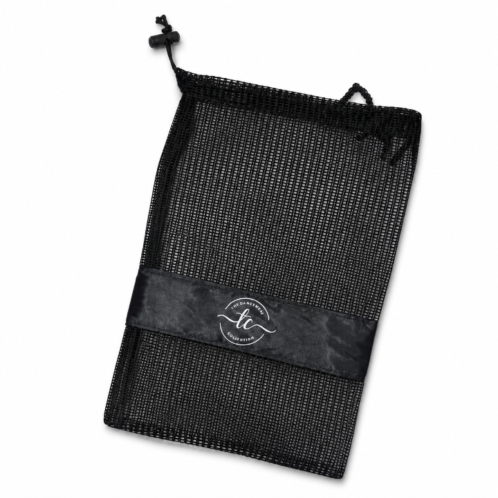 Trixi Couture - Pointe Shoe Mesh Drawstring Bag