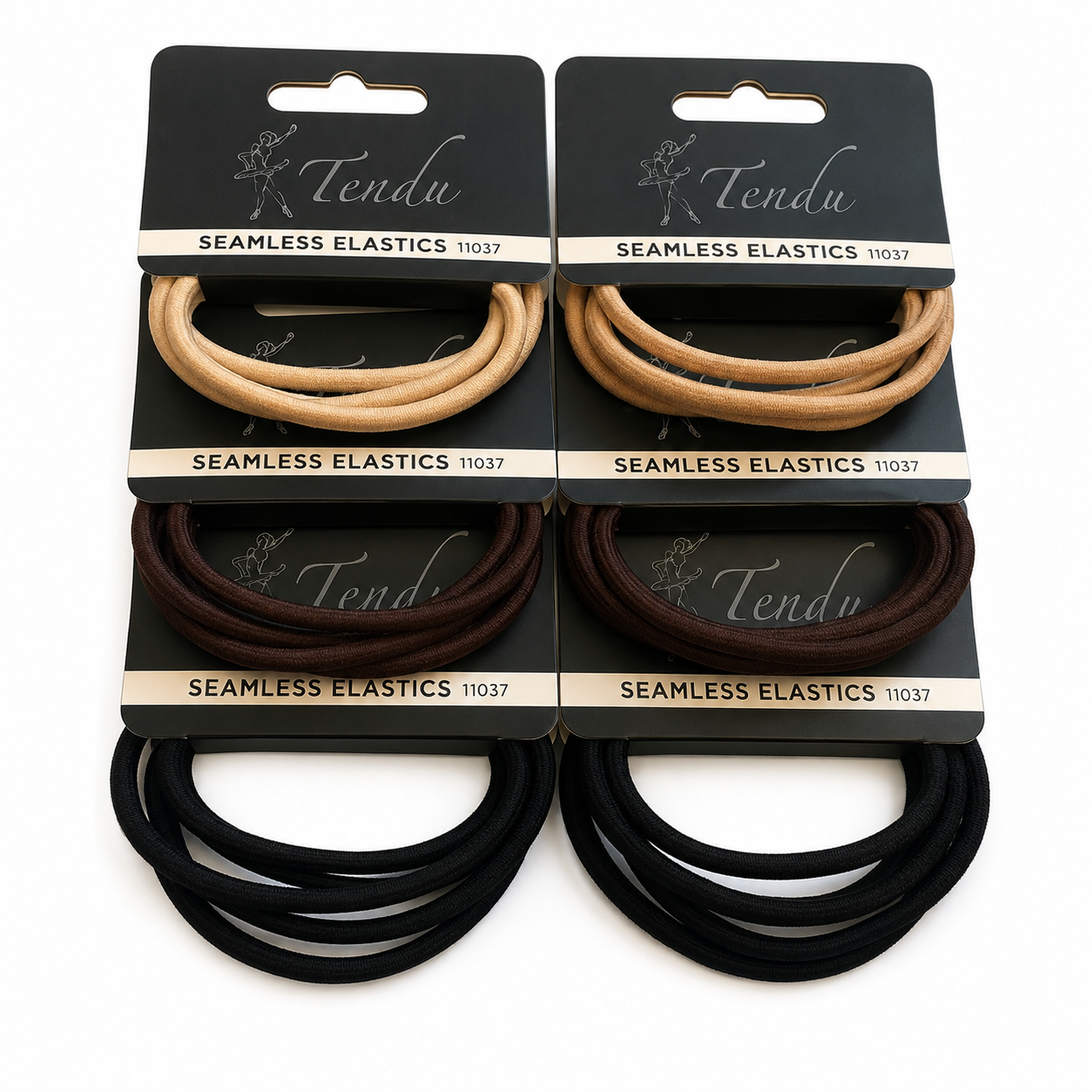 Tendu - Seamless Hair Elastics - Pack of 4