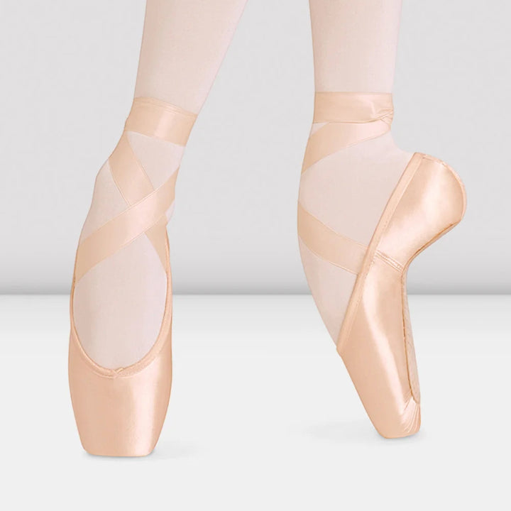 Bloch - 'Balance European' Strong Shank U- Vamp Satin Pointe Shoe