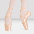 Bloch - 'Balance European' Low Profile Medium Sides Open Throat Vamp Pointe Shoe Size UK 1 - UK 5.5