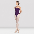 Bloch - 'Ava' Tank Pinch Scooped Back Front Princess Seam High Cut Leotard