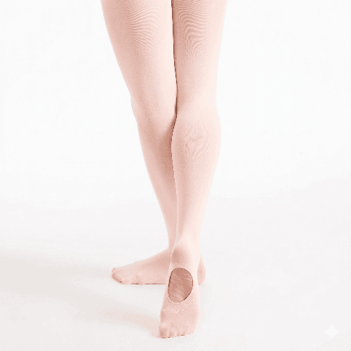 Silky Dance -  Convertible 60 Denier Microfibre Yarn Ballet Tights