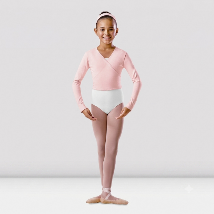 Bloch - Long Sleeve Tie Back Wrap Top