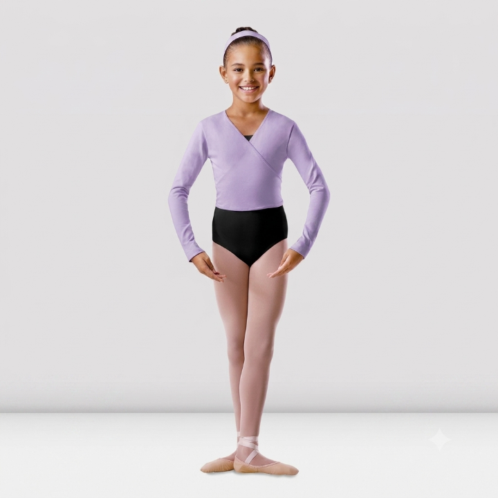 Bloch - Long Sleeve Tie Back Wrap Top