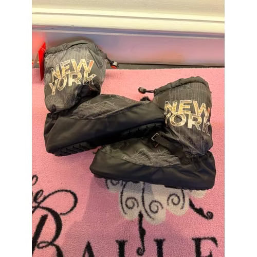 Bloch - 'Warm up' Polyester Adjustable Strap Cushioned Booties - In Store Only