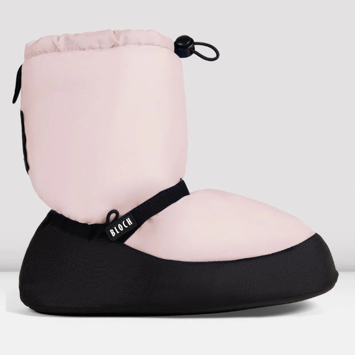 Bloch - 'Warm up' Polyester Adjustable Strap Cushioned Booties - In Store Only