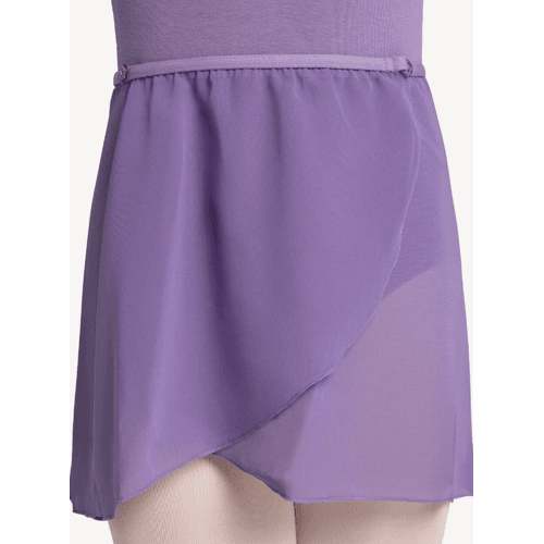 Capezio - Chiffon Wrap Cotton/Lycra Skirt With Elastic Waistband