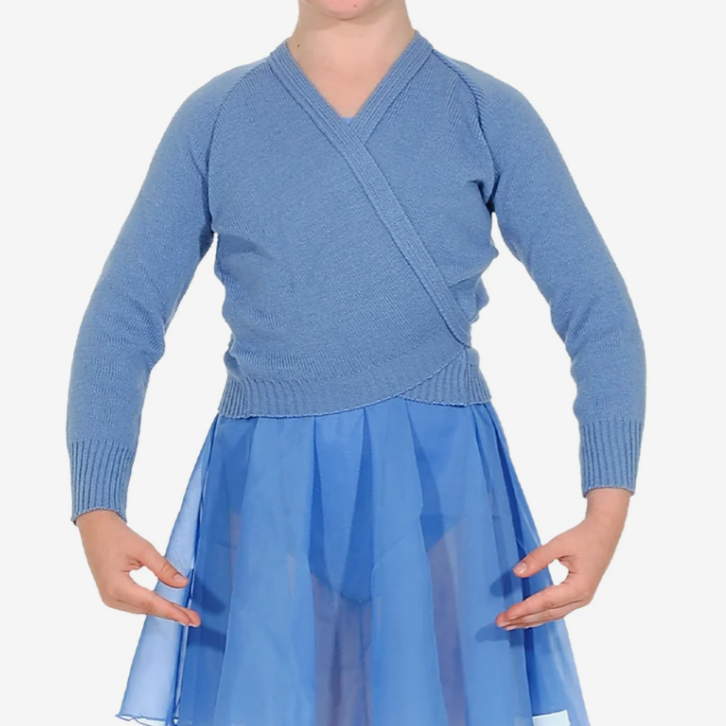 Roch Valley - Acrylic 3/4 Length Sleeve Crossover Cardigan