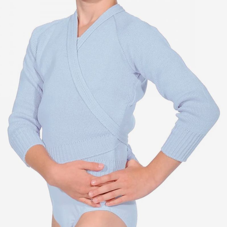 Roch Valley - Acrylic 3/4 Length Sleeve Crossover Cardigan
