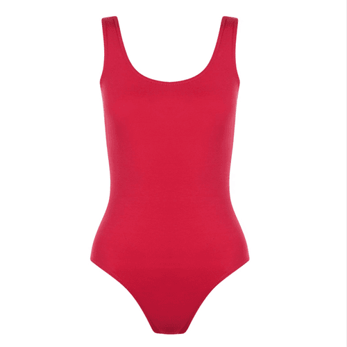 Bloch - Tank Scoop Front and Back Cotton Leotard With Belt