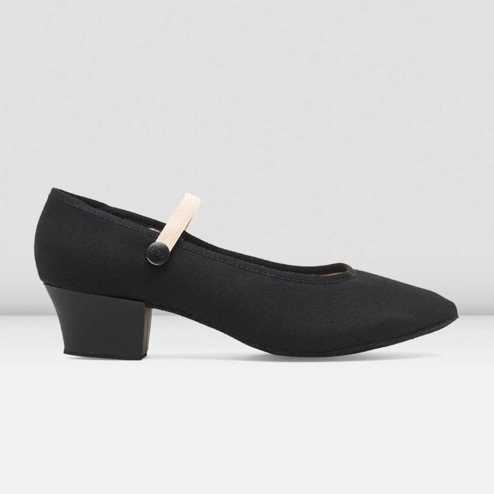 Bloch - 'Tempo' 1.5" Cuban Heel Suede Sole Canvas  Character Shoe (Grade 3+)
