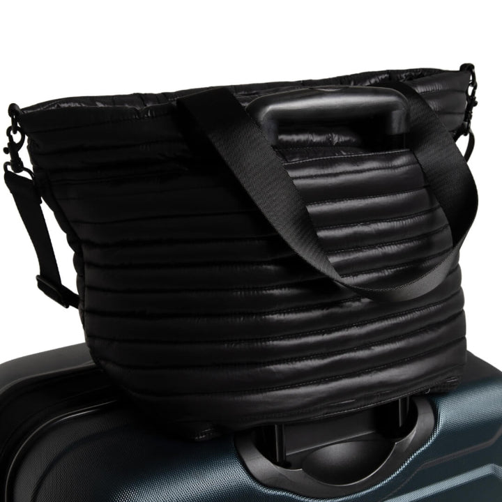 Capezio - 'Parker Tote' Back Gloss Top Handle with Luggage Strap Dance Bag