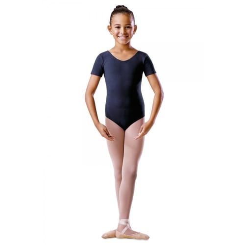Bloch - Round Neck Short Sleeve Girls Leotard