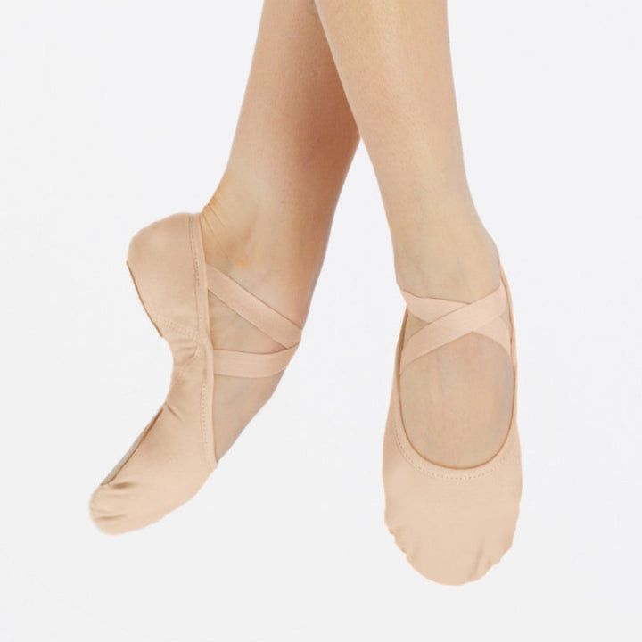 Gaynor Minden - 'Liberty' Canvas Split Sole Pre-Sewn Elastic Ballet Shoe
