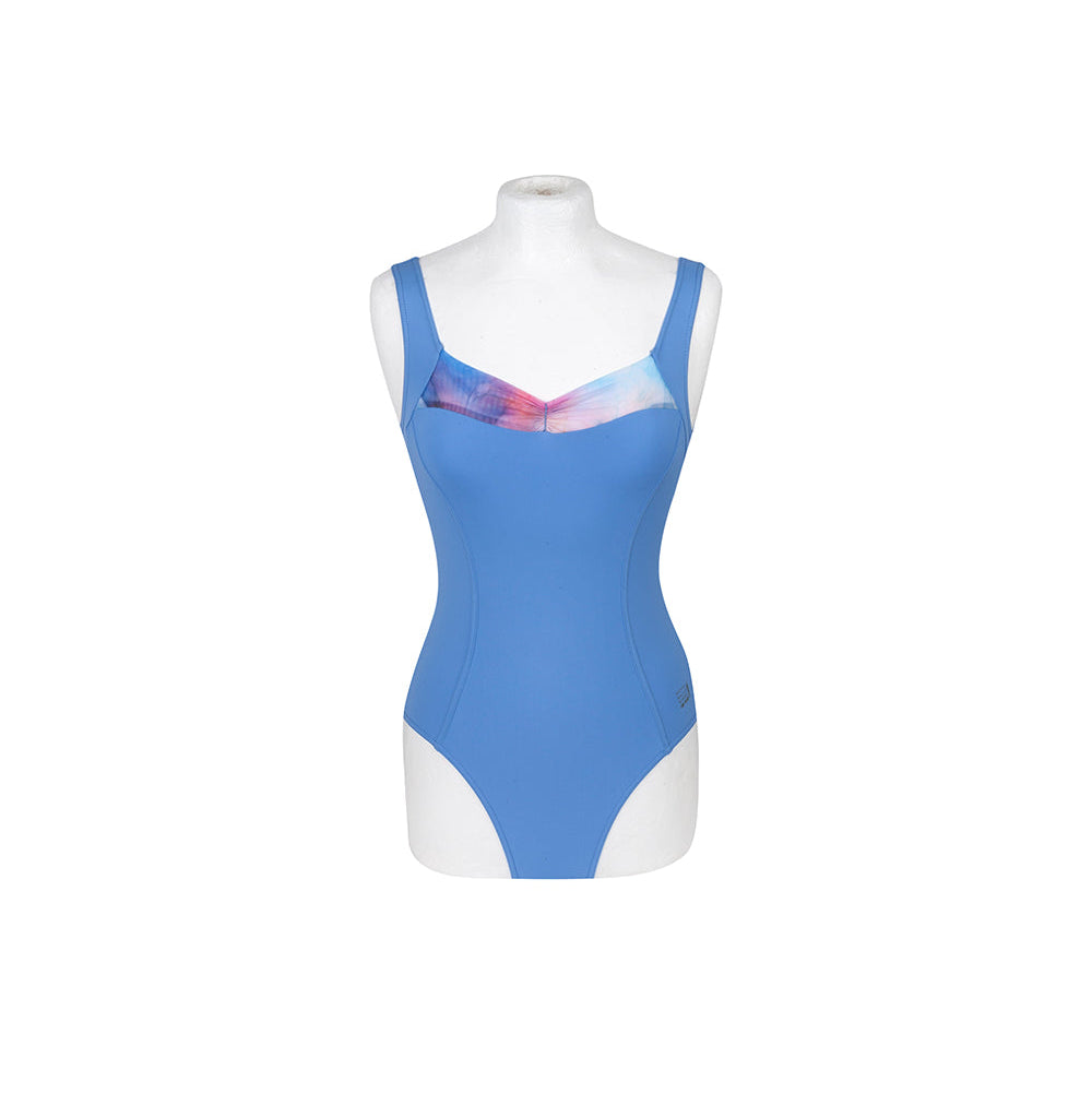 Freed of London - Royal Ballet 100 Years Collection 'Monica' Low Back in Powder Blue Leotard