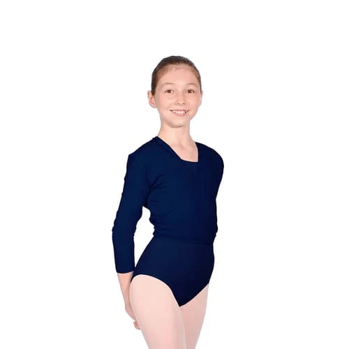 Roch Valley - 'Nikki' Cotton/Lycra Cross-Over 3/4 Length Sleeve Cardigan