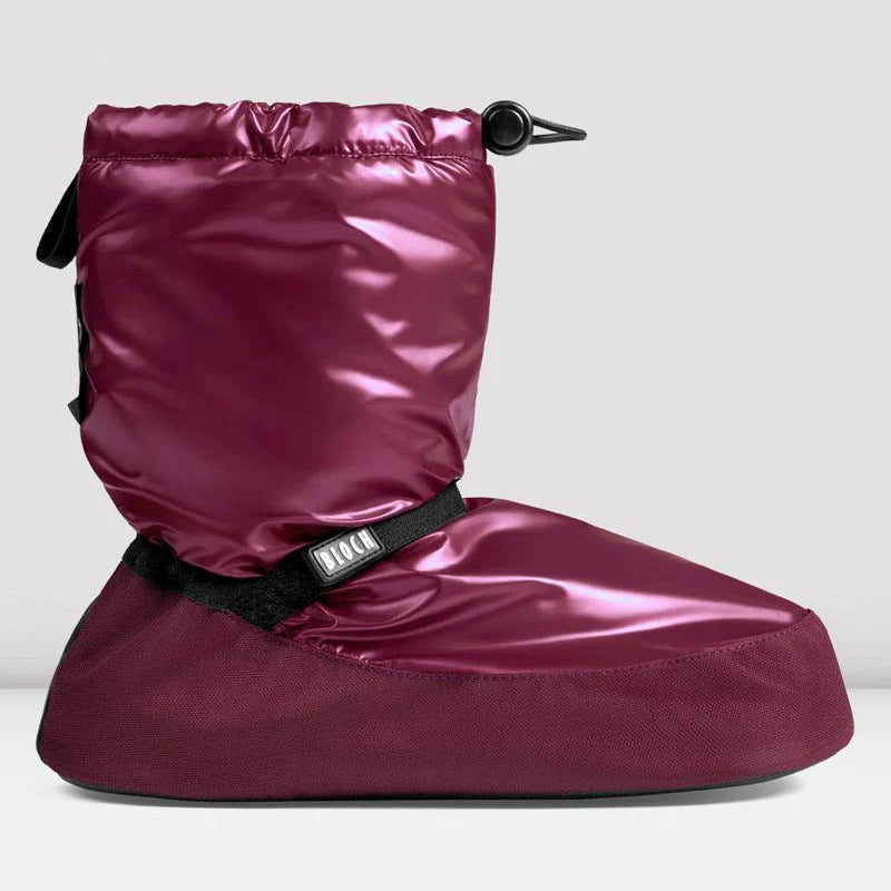 Bloch - 'Warm up' Polyester Adjustable Strap Cushioned Booties - In Store Only