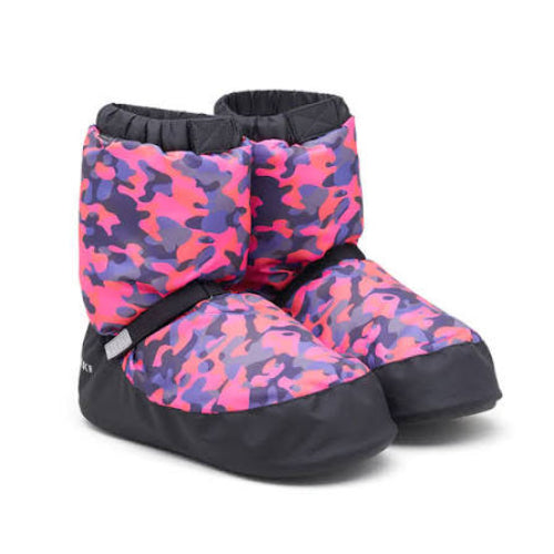 Bloch - 'Warm up' Polyester Adjustable Strap Cushioned Booties - In Store Only