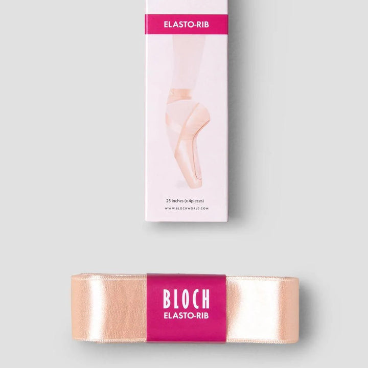 Bloch - 'Elastorib' Pre-Cut Elastic Sewn Pointe Ribbon