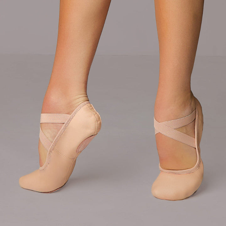 So Danca - Stretch Leather Split Sole Pre-Sewn Ballet Shoe
