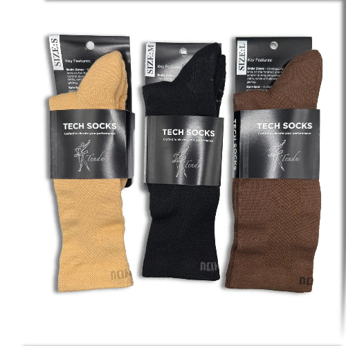 Tendu - Technical Dance Grippy Bottom Arch Support Ankle Socks