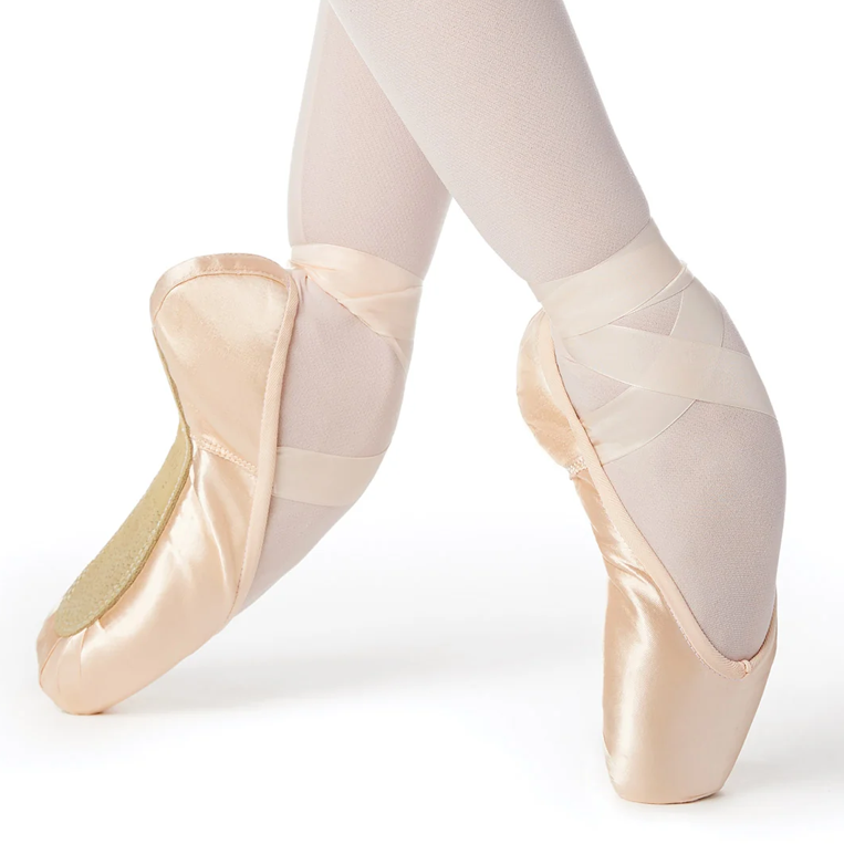 Virtisse - 'Mika' Low Profile U-Shaped Vamp 3/4 Shank Pointe Shoe (UK7-UK8.5)
